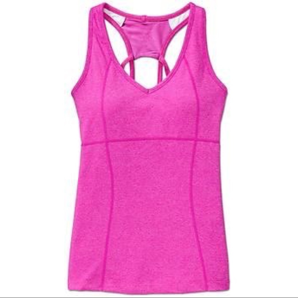 Athleta Equator Pink Racerback Tank Top